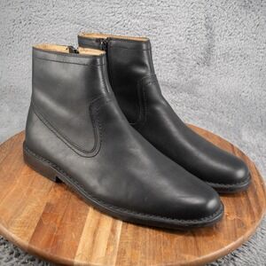 Sebago Men's Metro Zip Inside Zip Black Boots, 9 D US